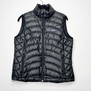 Patagonia Down Sweater Vest Puffer in Black Women's Size Medium